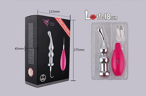 Cây rung kích điện inox 304 massage hậu môn kích thích khoái cảm cho nam giới