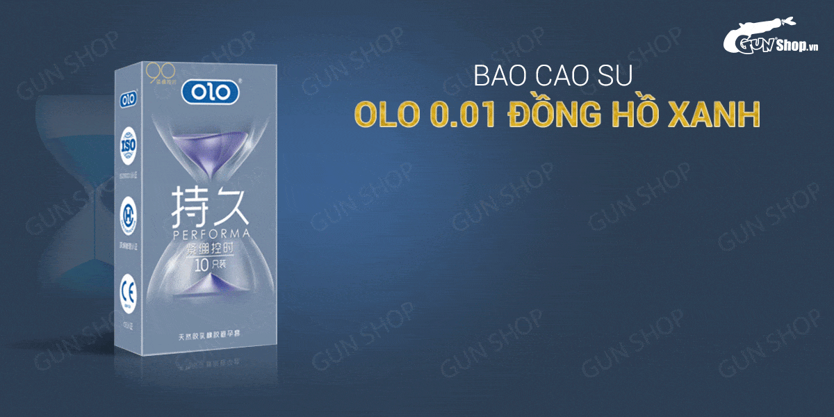 Mua Bao cao su OLO 0.01 Đồng Hồ Xanh - Kéo dài thời gian hương vani - Hộp 10 cái loại tốt Mua Bao cao su OLO 0.01 Đồng Hồ Xanh - Kéo dài thời gian hương vani - Hộp 10 cái loại tốt